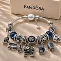 NDFI Silver Charm Bracelet Set NTTB