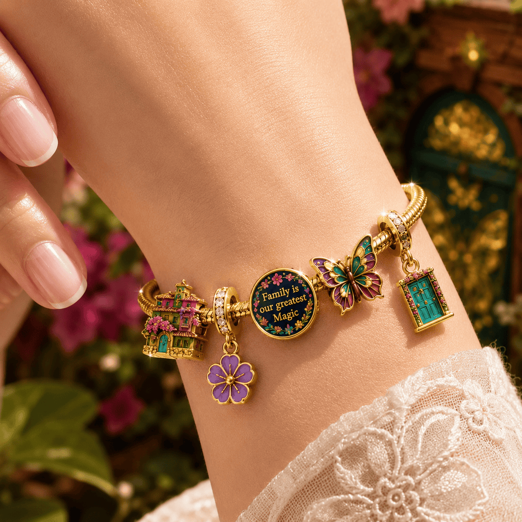 ECT Gold Charm Bracelet Set TTTT