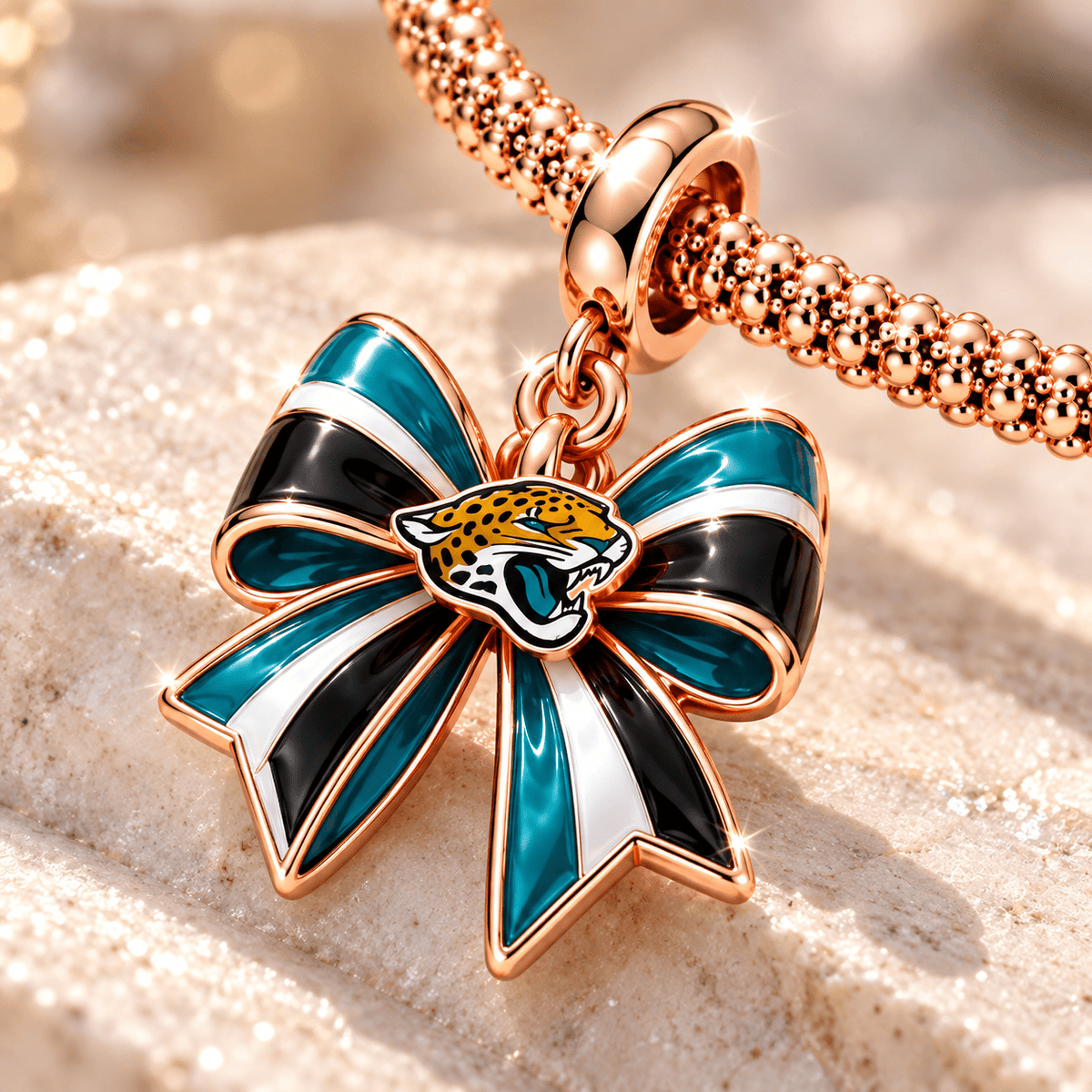 JSVJ Rose Gold Charm Bracelet Set TTTT