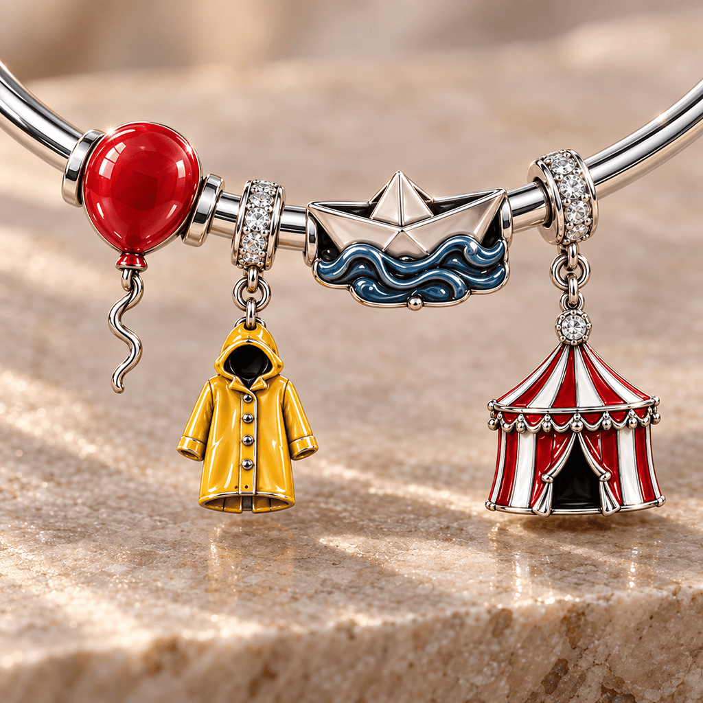 PNW Sliver Charm Bracelet Set TMH