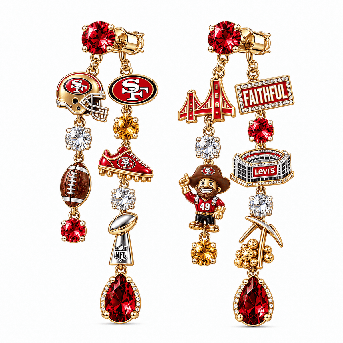 Premium SF49 Dangle Earrings NTNA