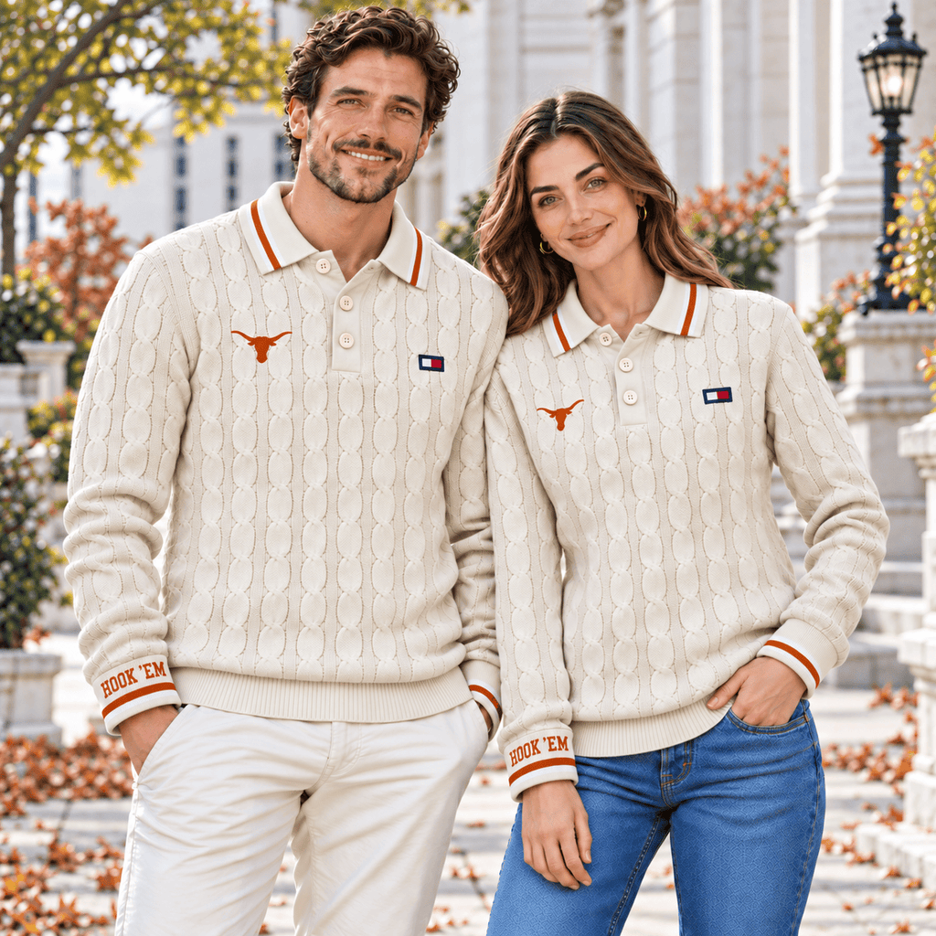TLH Premium Cable-Knit Polo TTTT