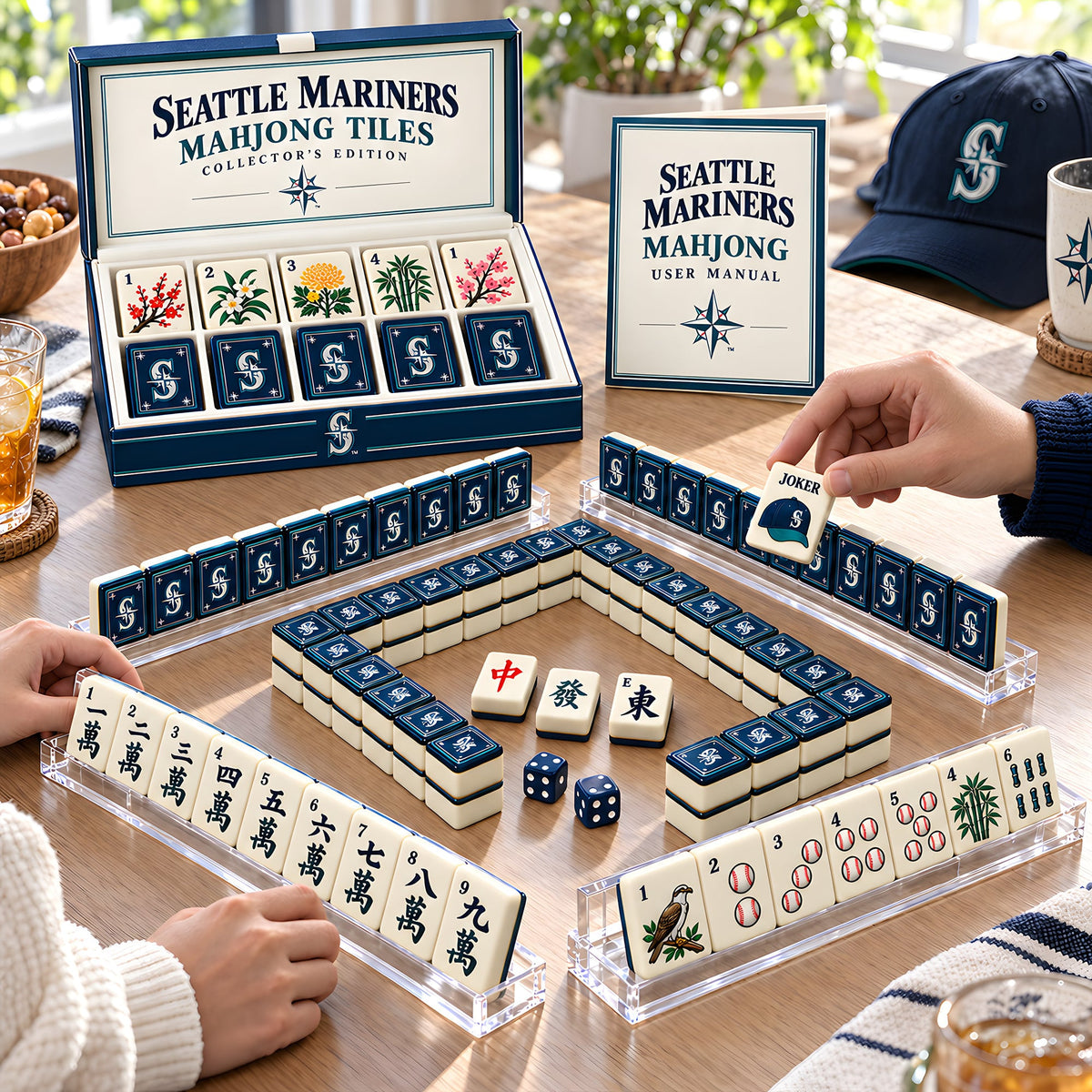 Premium STMR Mahjong Tiles Set PVNA