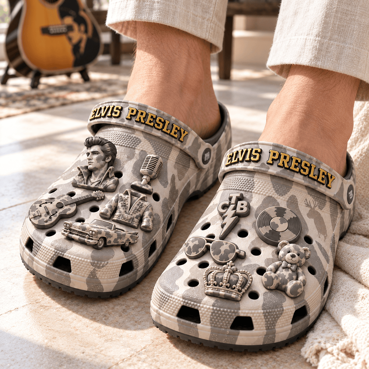 ELV Premium Deer Camo Charm Clog PTKL