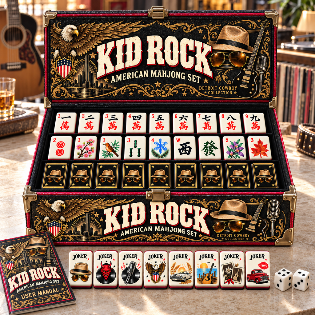 Premium KRK Mahjong Tiles Set PVNA