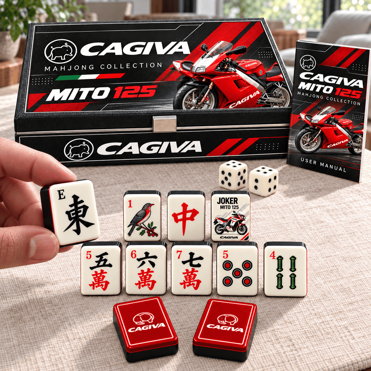 Premium CGV Mahjong Tiles Set TTMH