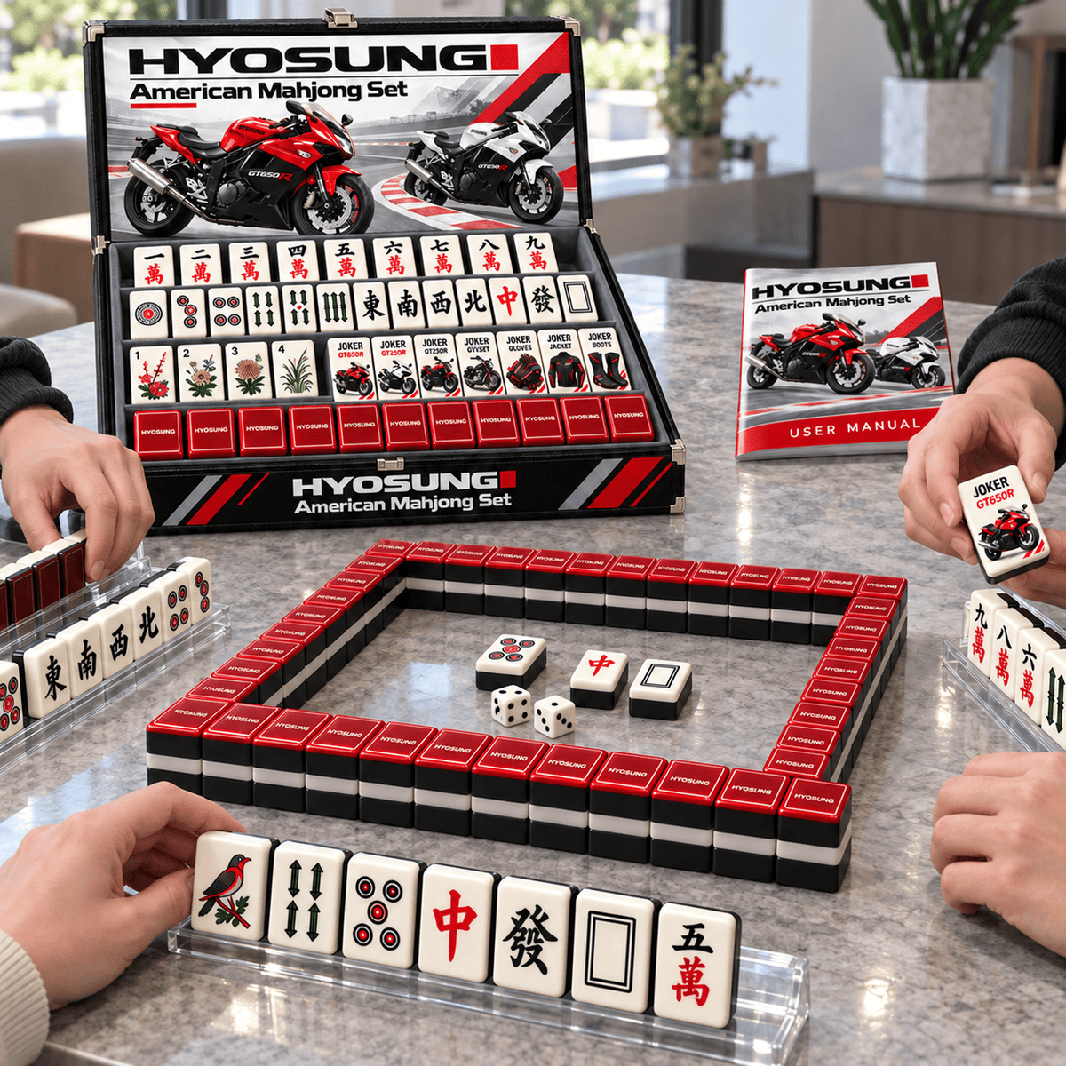 Premium HOS Mahjong Tiles Set TTMH