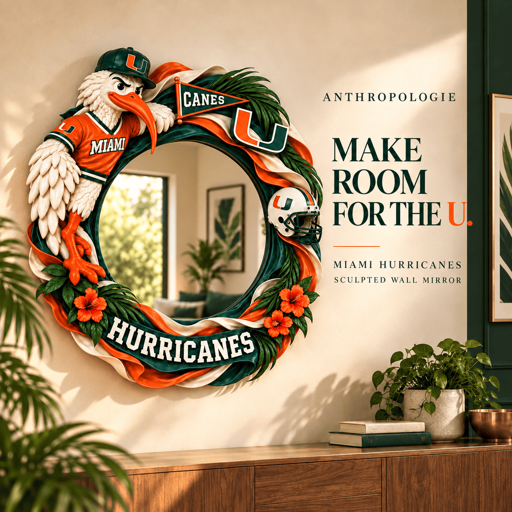 MHC 3D Mascot Wall Mirror DNBN
